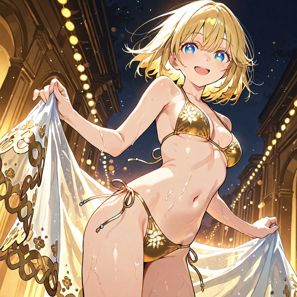 感謝の黄金光、真珠の舞