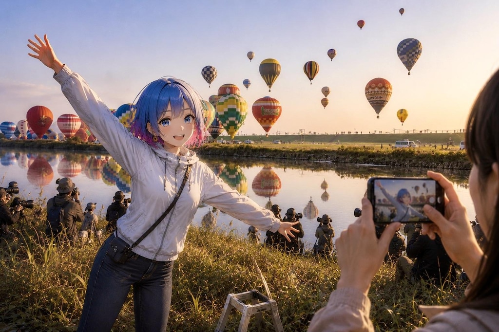 🎈雫ちゃん旅日記🎈佐賀インターナショナルバルーンフェスタ