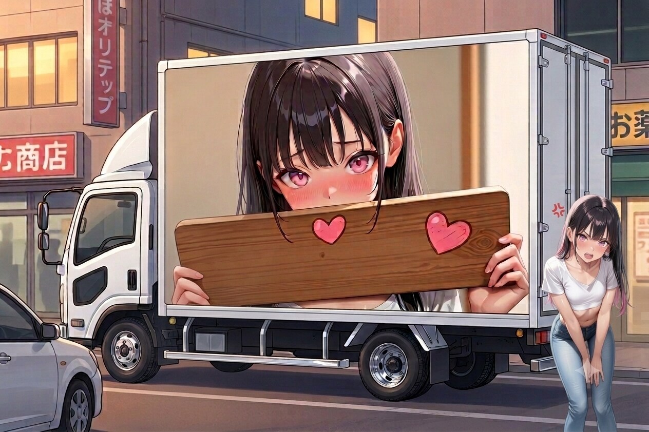 板車。