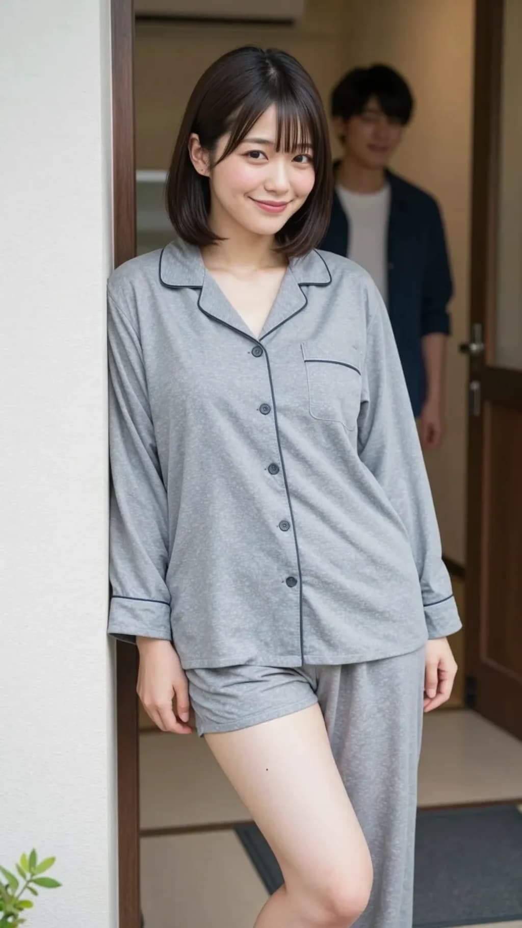 待っていた妻「おかえり～」