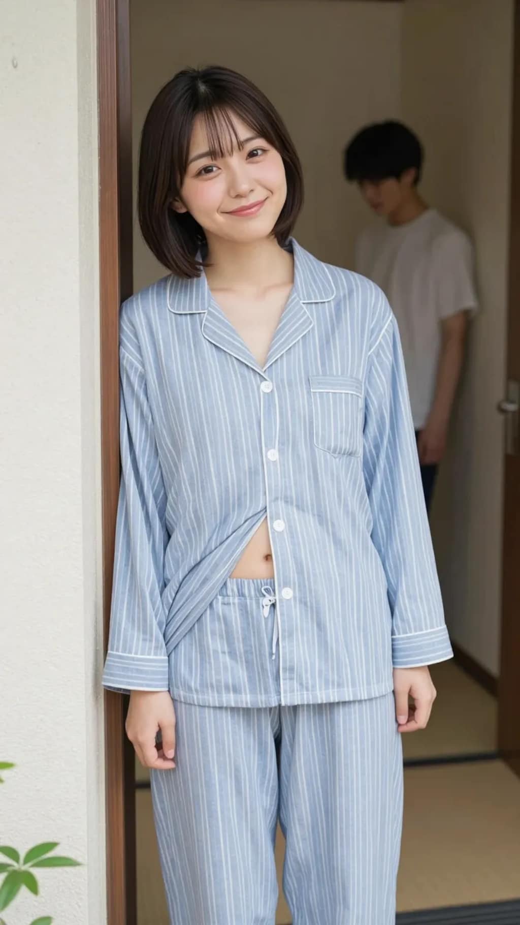待っていた妻「おかえり～」