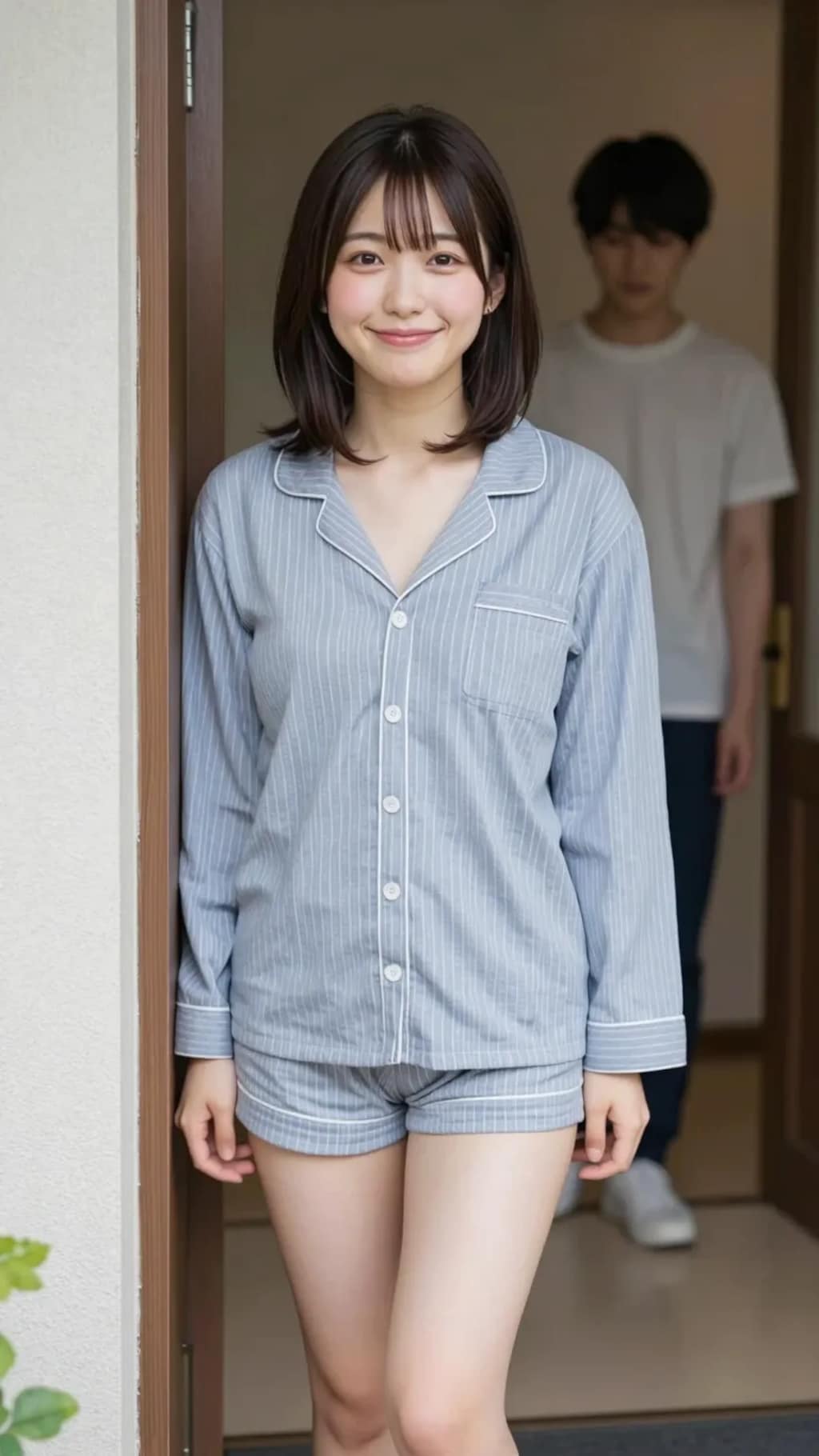待っていた妻「おかえり～」