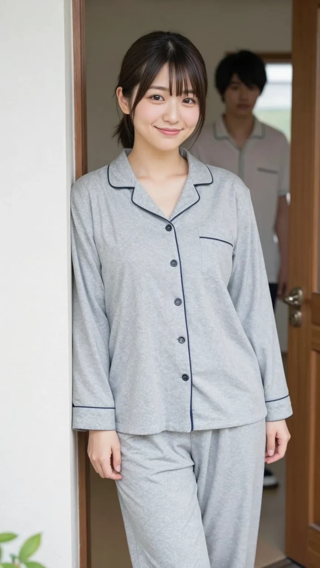 待っていた妻「おかえり～」