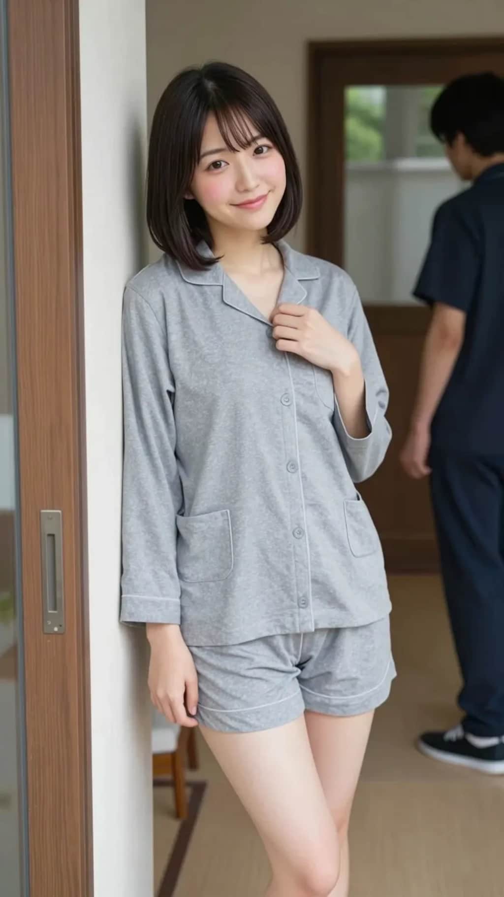 待っていた妻「おかえり～」
