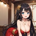 黒髪巨乳ちゃん_06_ドレス 3枚目