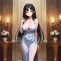 黒髪巨乳ちゃん_06_ドレス 6枚目