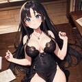 黒髪巨乳ちゃん_06_ドレス 5枚目