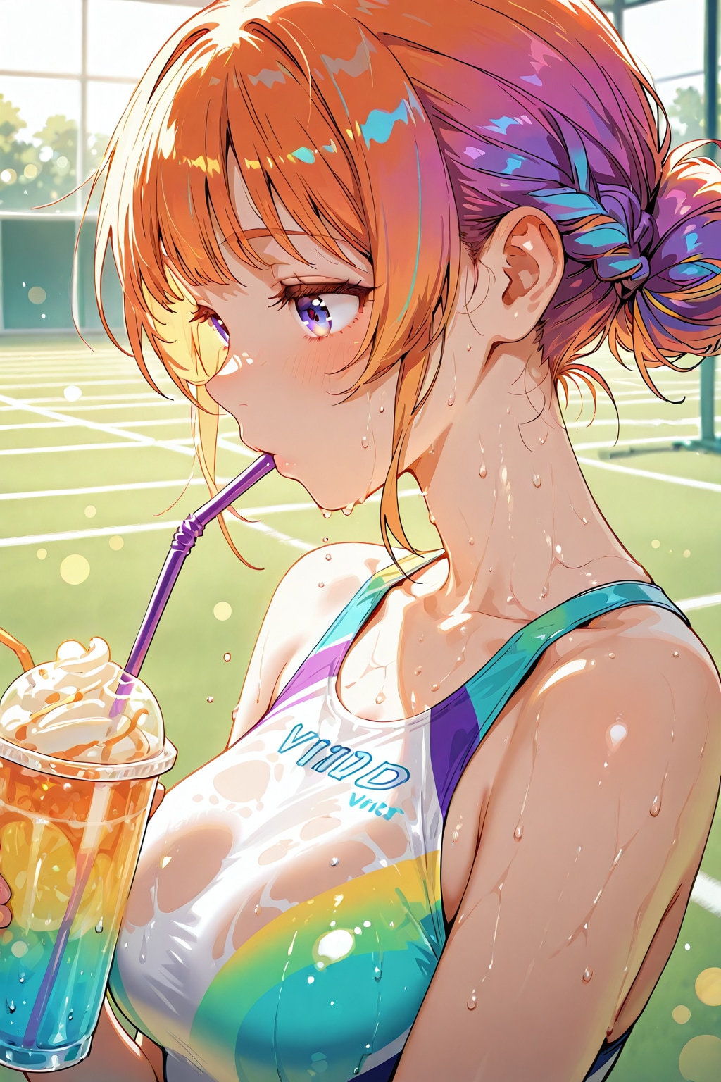 水分補給～