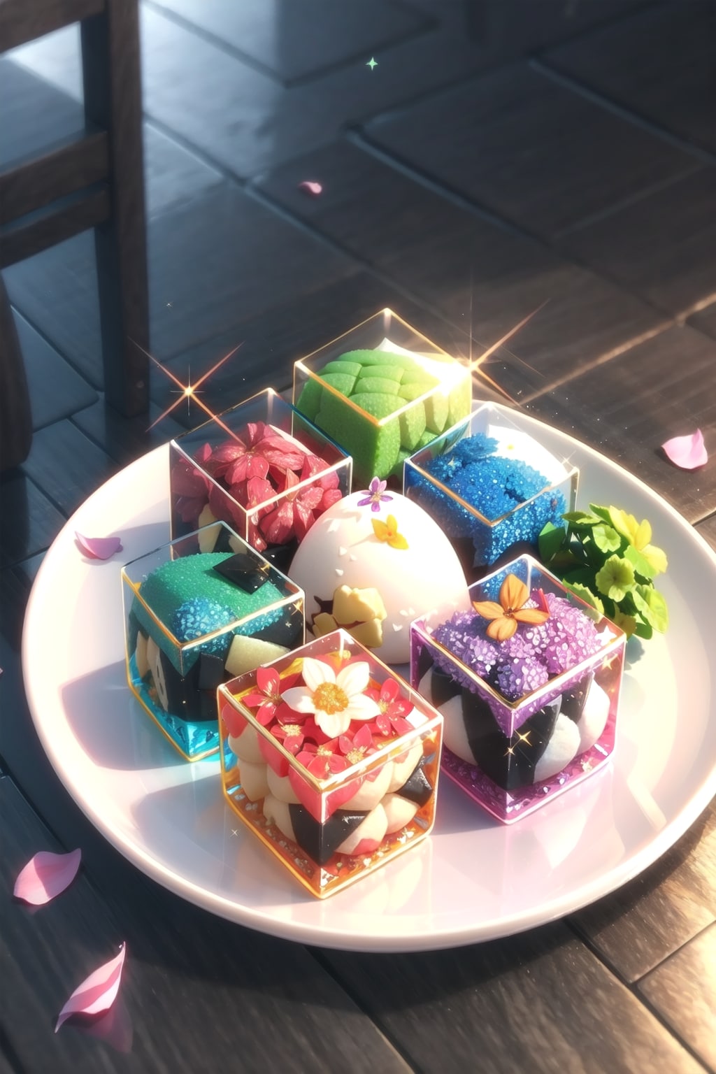 和菓子・紫陽花 | の人気AIイラスト・グラビア