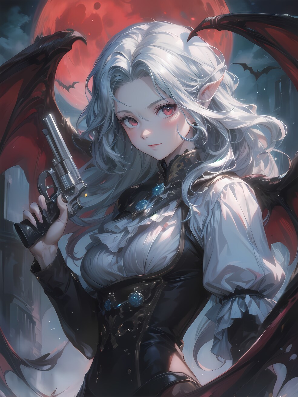 ヴァンパイアガンナー | の人気AIイラスト・グラビア