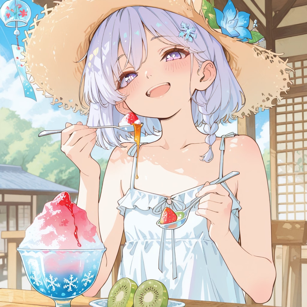 かき氷(๑´ڡ`๑)♡