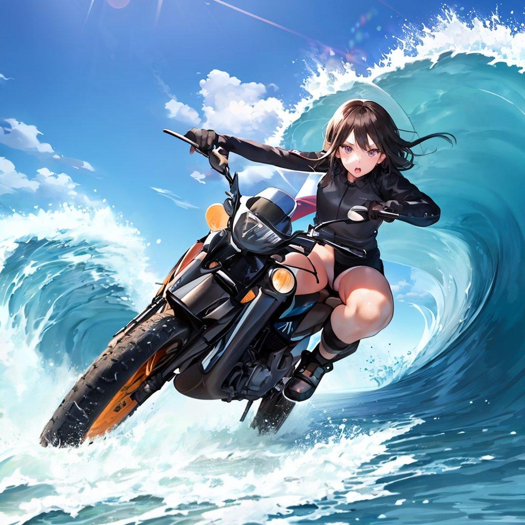 水上バイク娘
