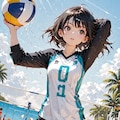 ビーチバレー 2枚目