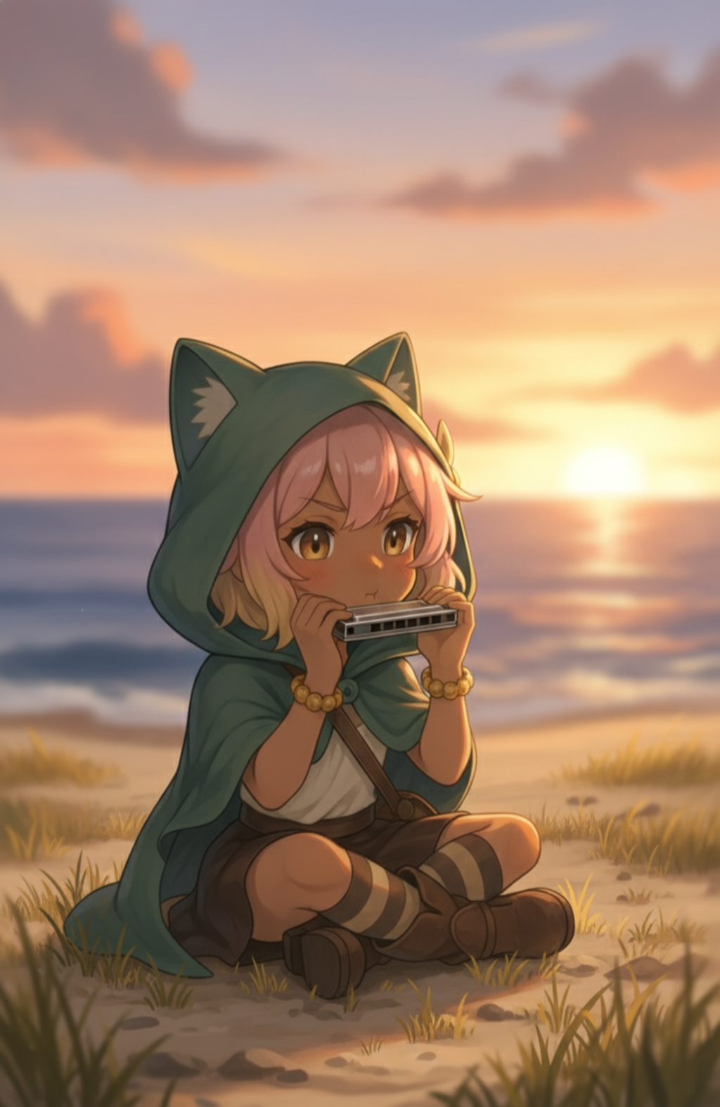 半ば黄昏ているミナ・フォレリス