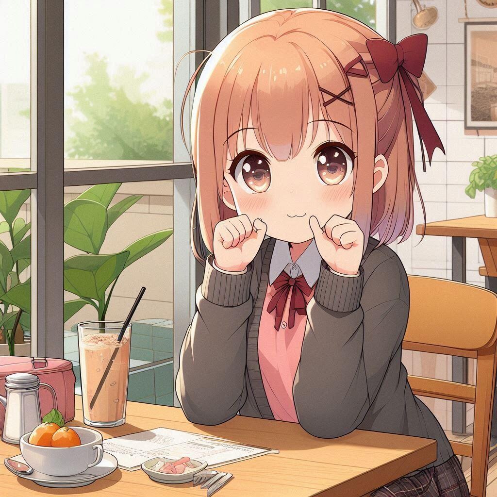 かわいいのポーズ