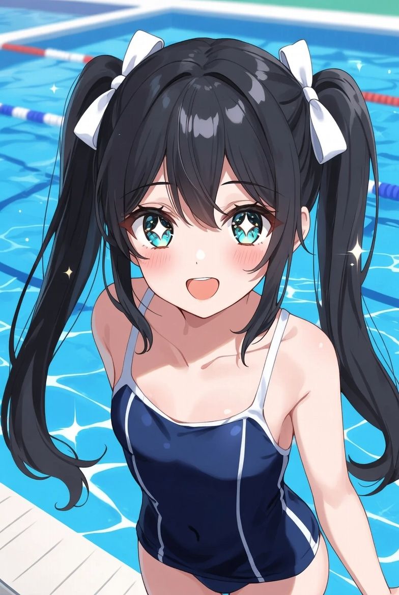 嬉しき夏のプール