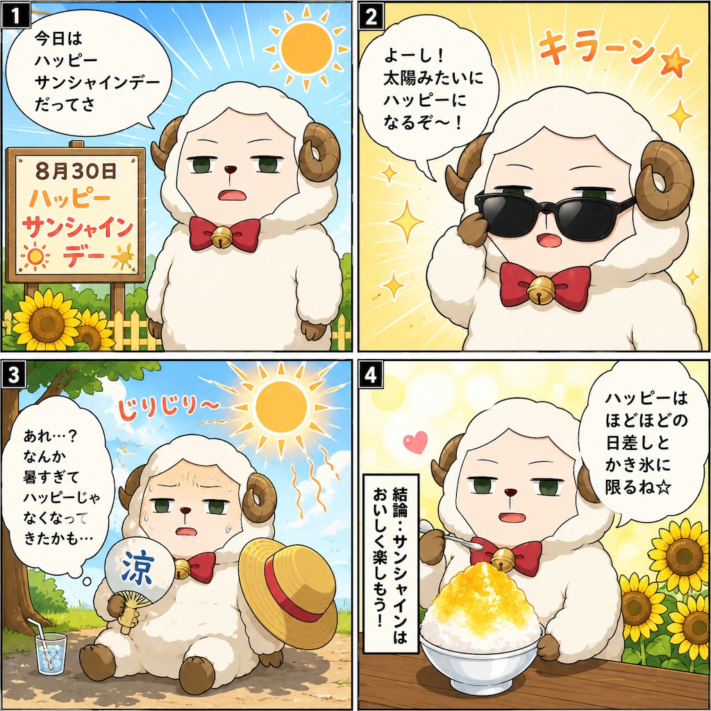 8/30 今日のヒツジ