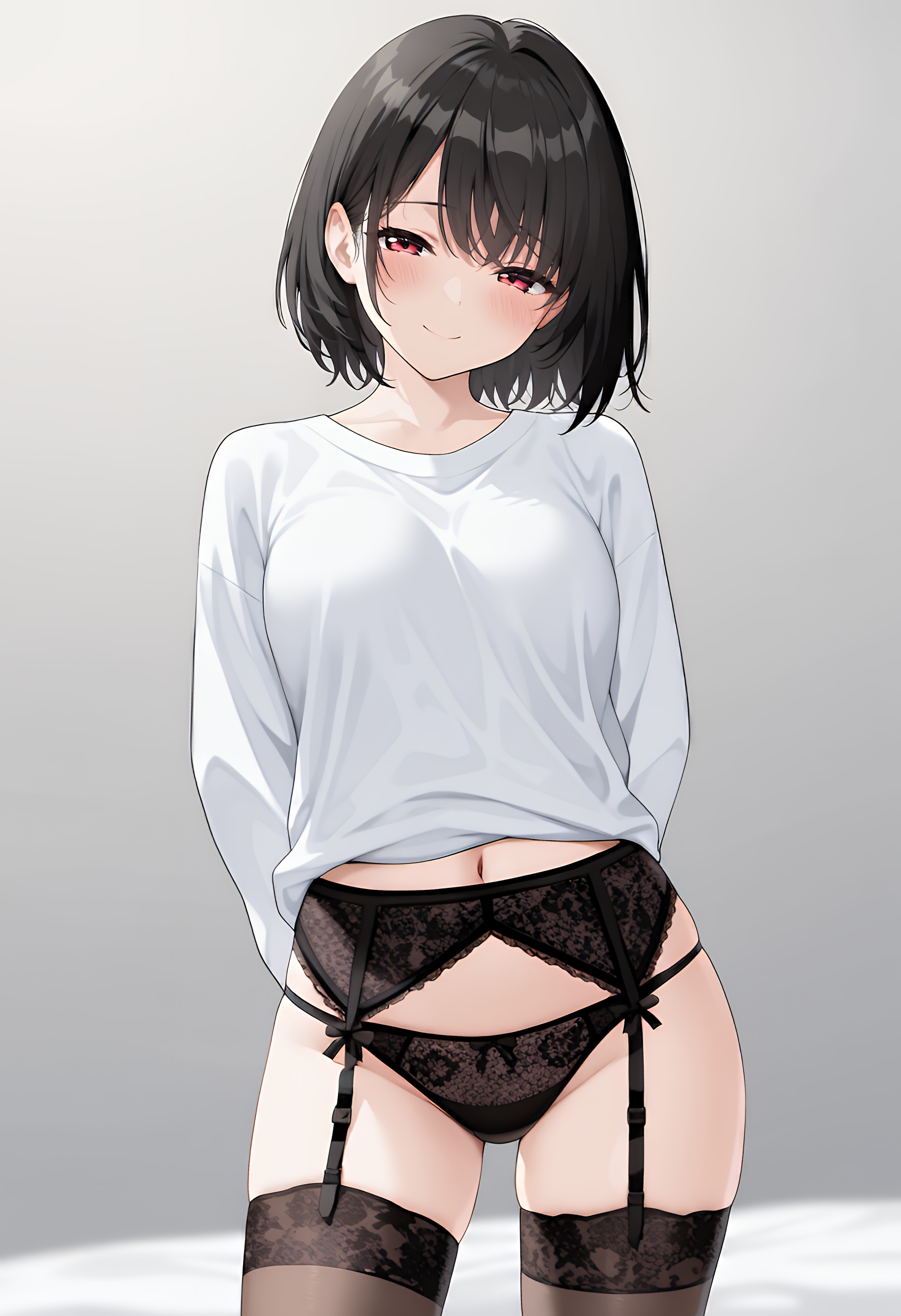 黒のガーター