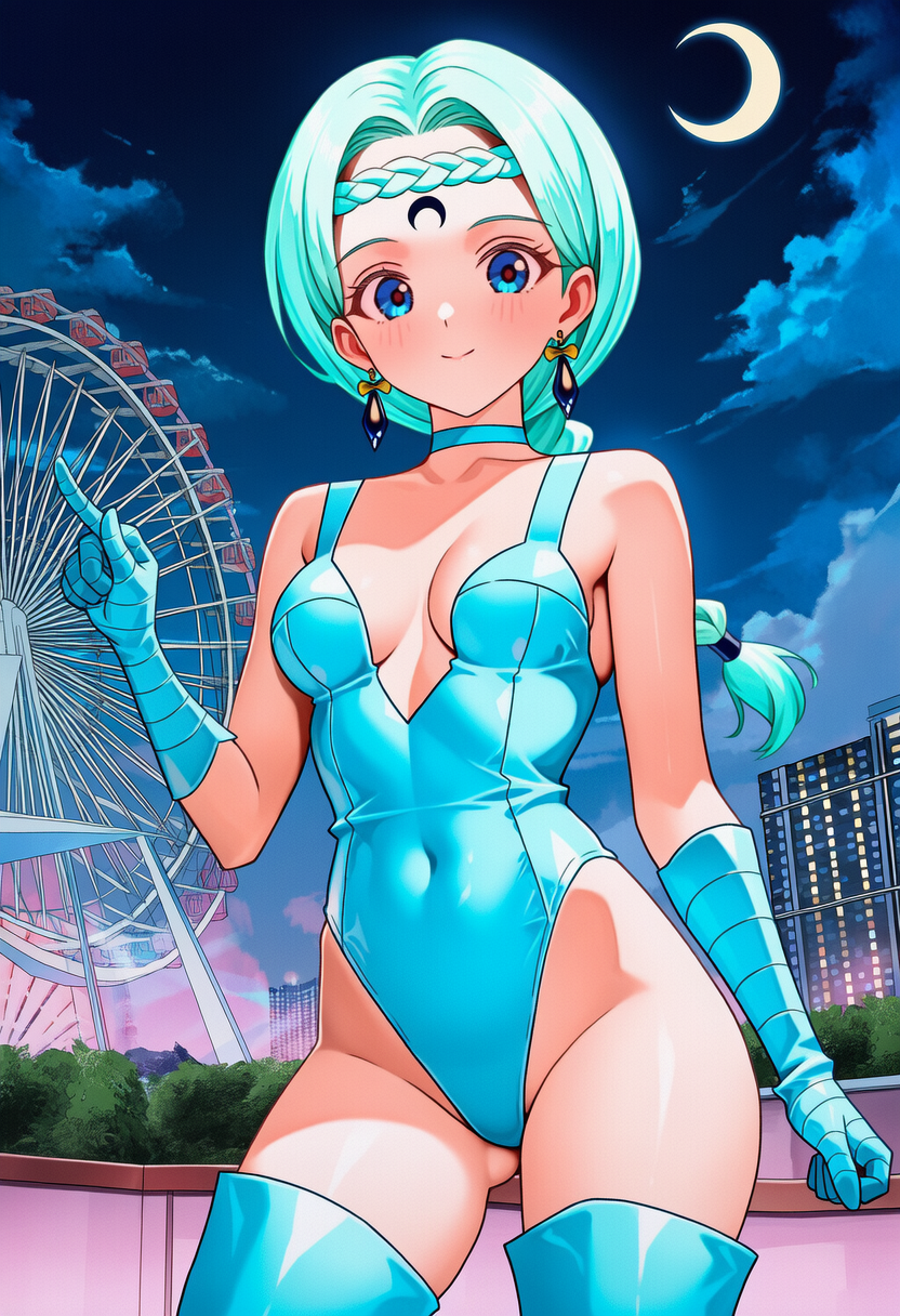 遊園地で楽しむベルチェ