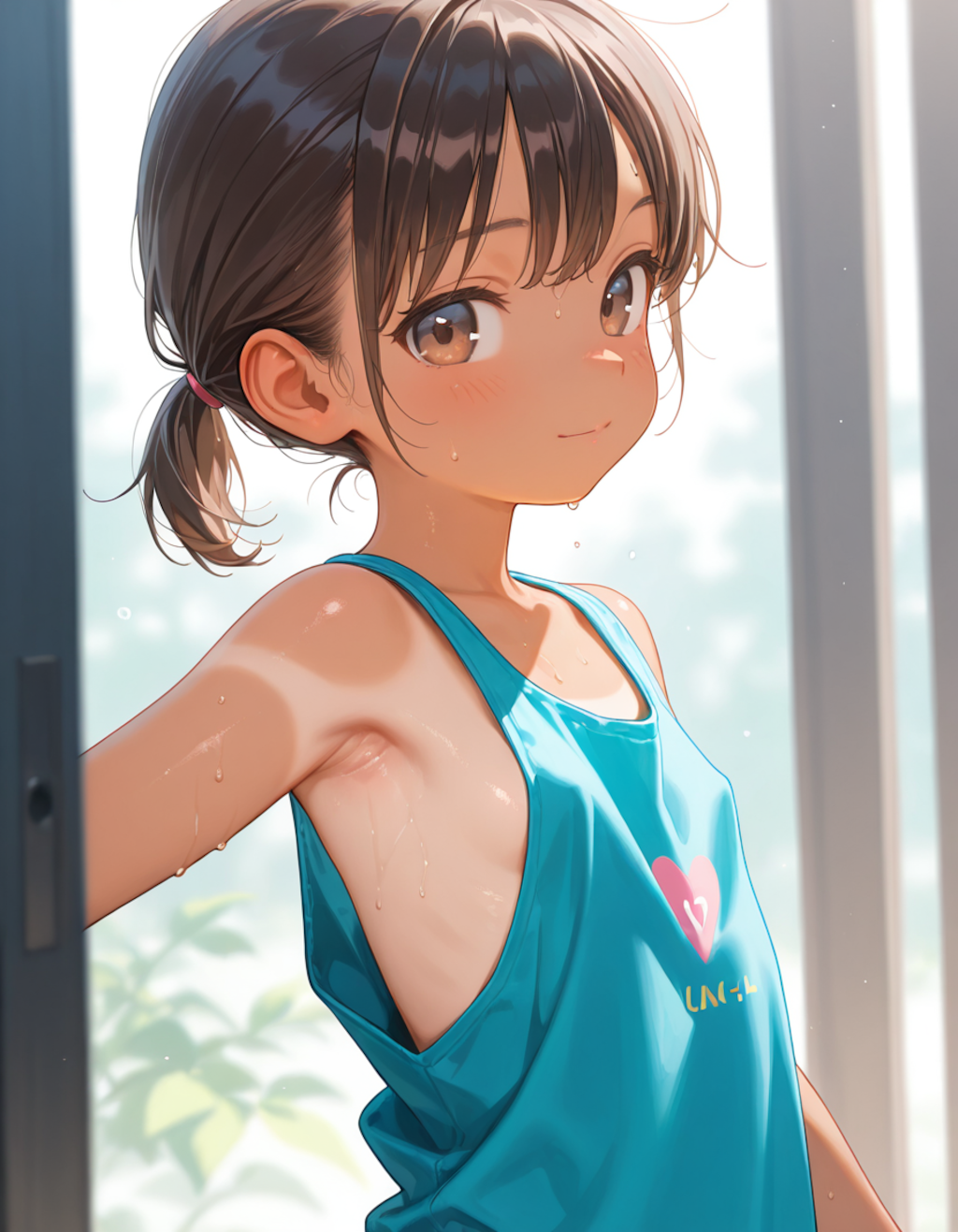 日焼け茶髪ちゃん