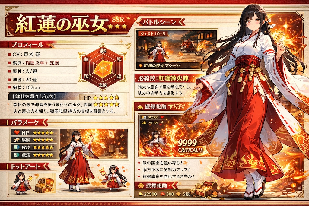 【SNG化】巫女さん→紅蓮の巫女