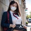 女子〇生　スカートめくり2 3枚目