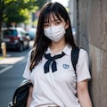 女子〇生　スカートめくり2 5枚目