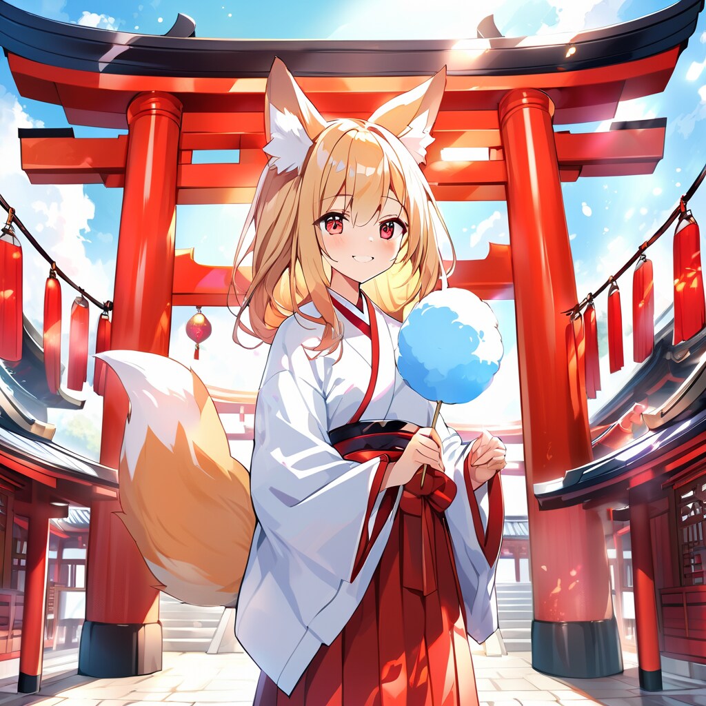 VEGA祭りのお狐ちゃん