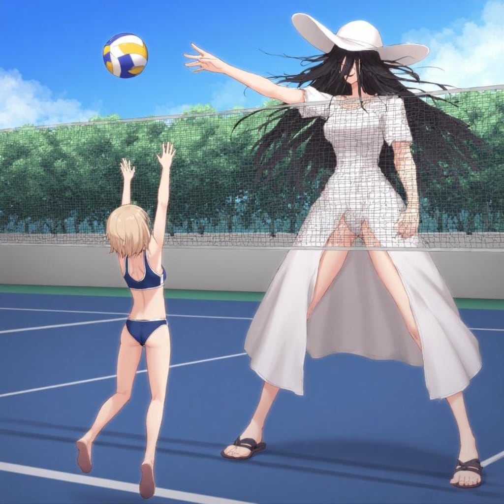 ビーチバレー対戦