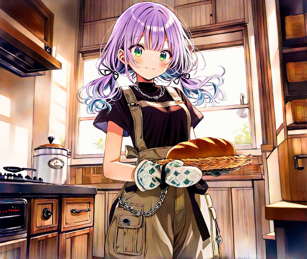 パンが焼けましたわ！