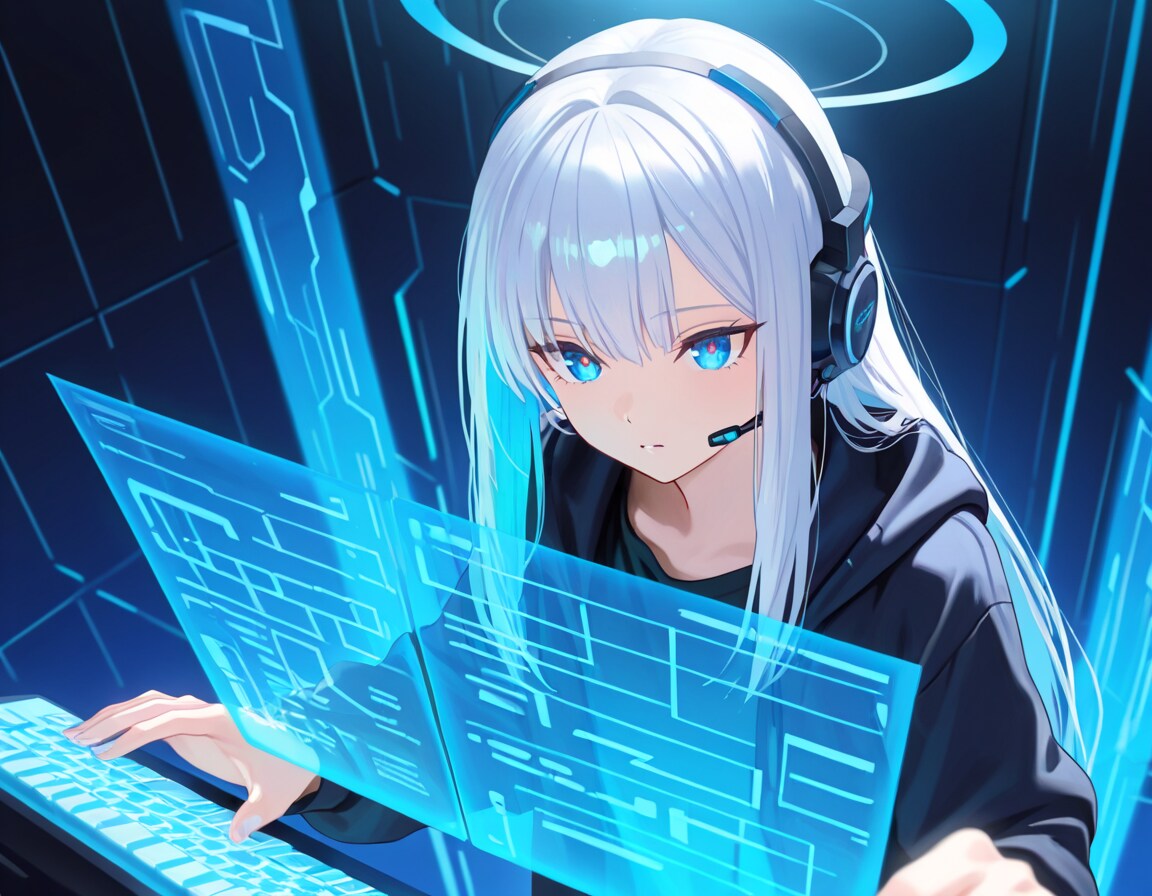 ホログラム的な | の人気AIイラスト・グラビア