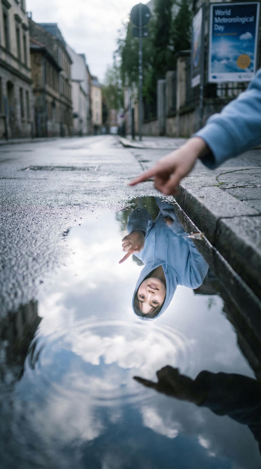 Pointing at the Canvas of Clouds