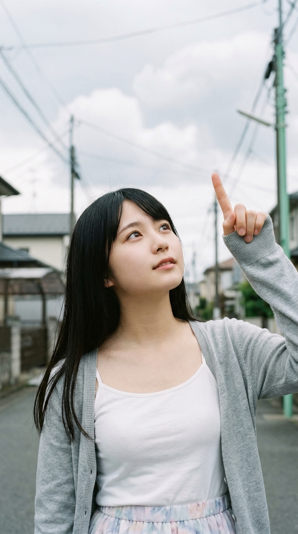 Pointing at the Canvas of Clouds