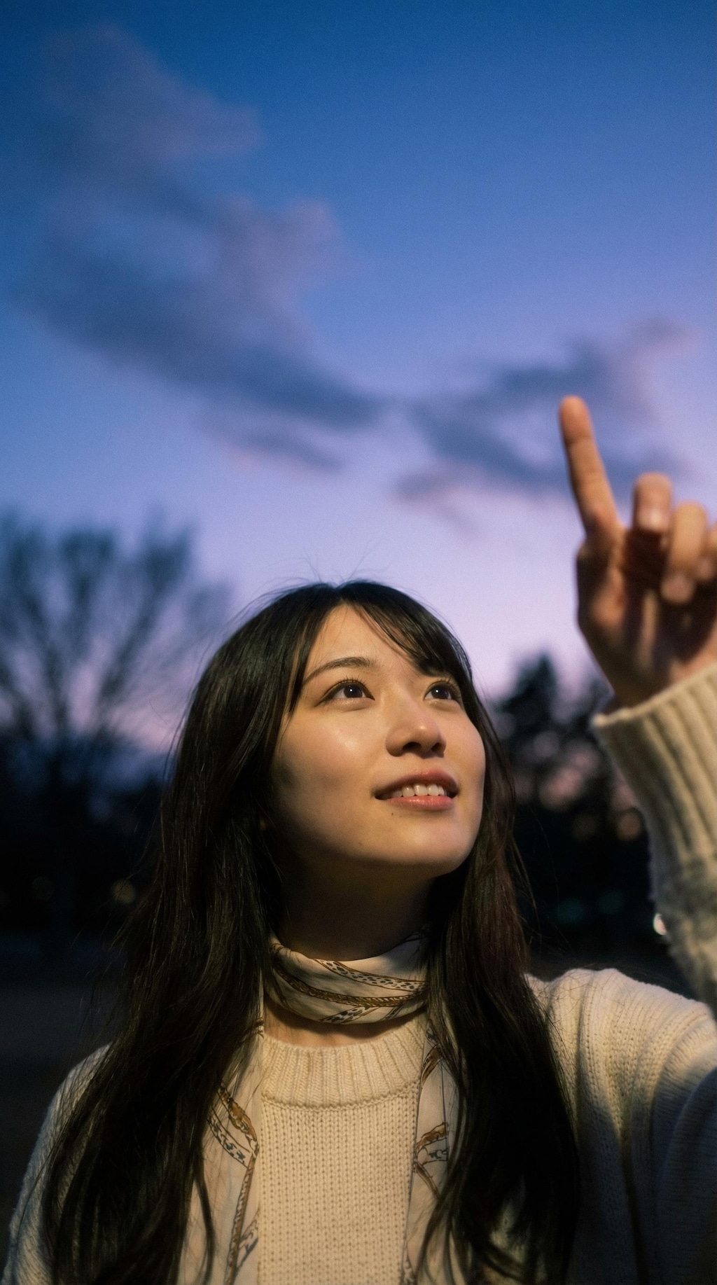 Pointing at the Canvas of Clouds