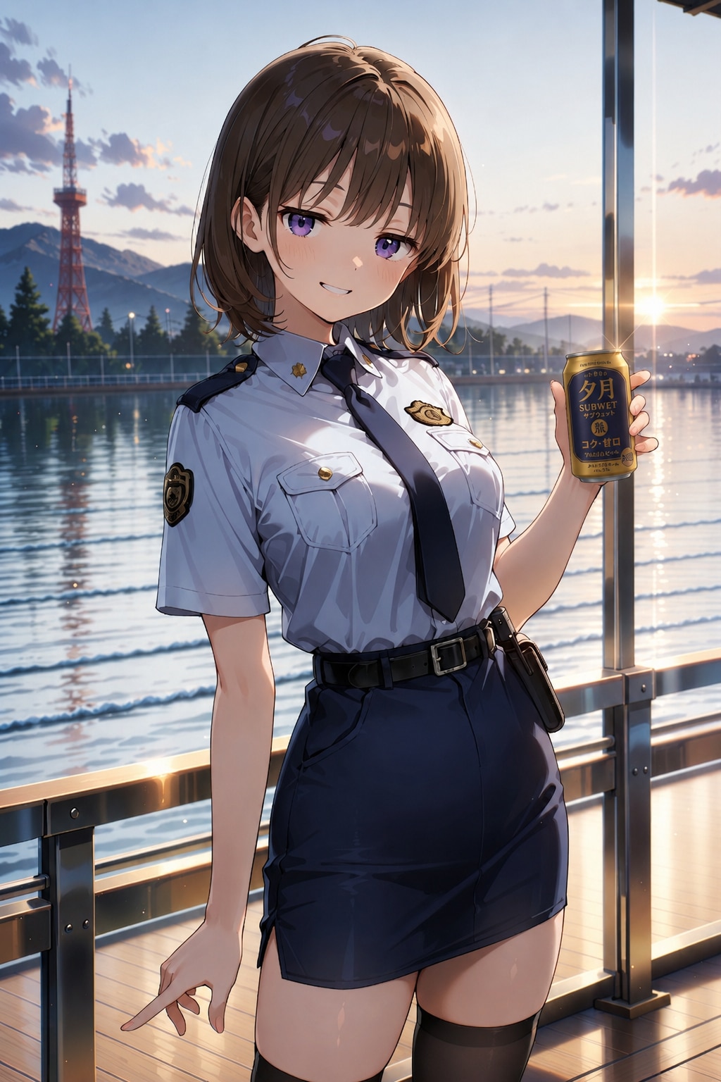 ジト目婦警さんとビール ～乾さつきのドライな日常～ Z820