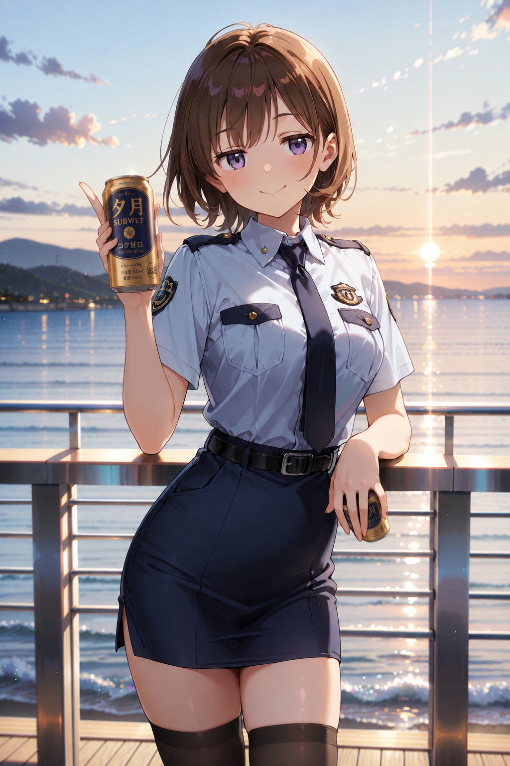 ジト目婦警さんとビール ～乾さつきのドライな日常～ Z820