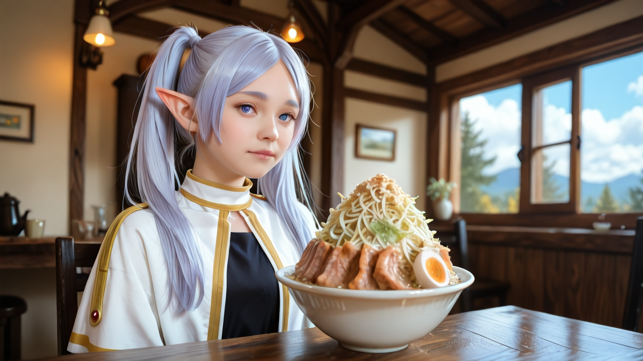 重めのラーメンに戸惑う1000年以上生きた魔法使い