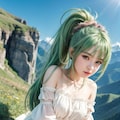 緑髪の人 2枚目