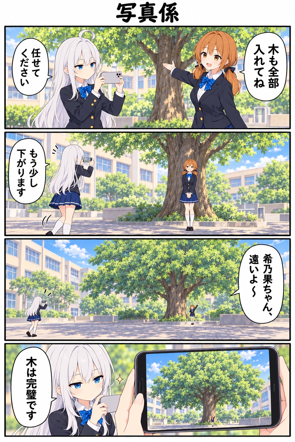 希乃果ちゃんと遊子先輩　写真係 | の人気AIイラスト・グラビア