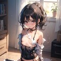 泣いてる貧乳少女 10枚目