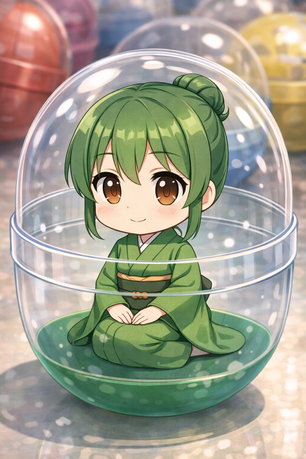 [さいあっぷ]BONSAIちゃんをカプセルに入れたよ