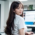職場の見返り美人 2枚目