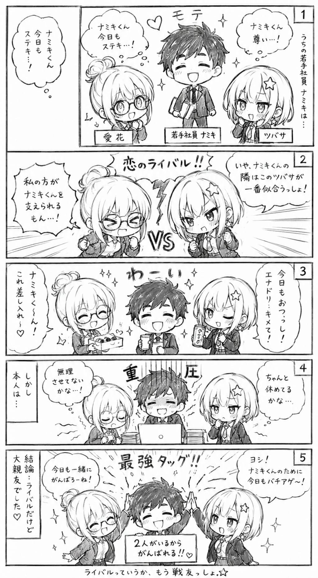 38.「ら」→「ライバル」namiki_jsonさん