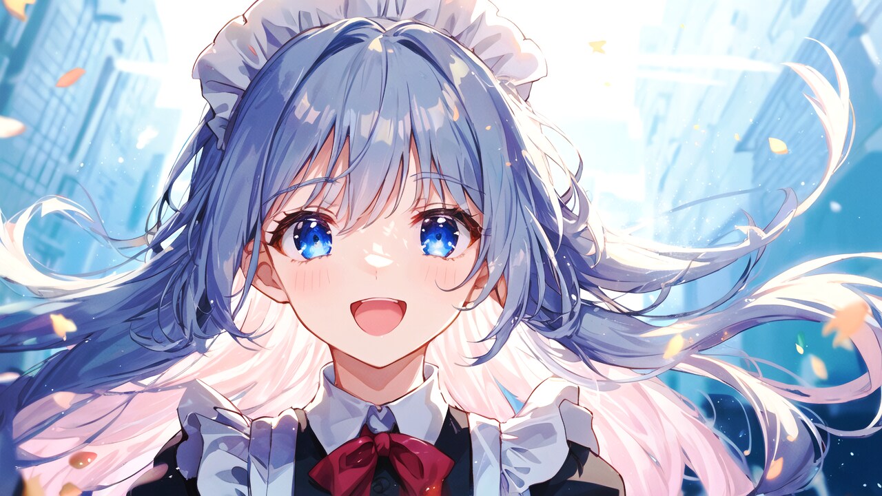 Singing maid