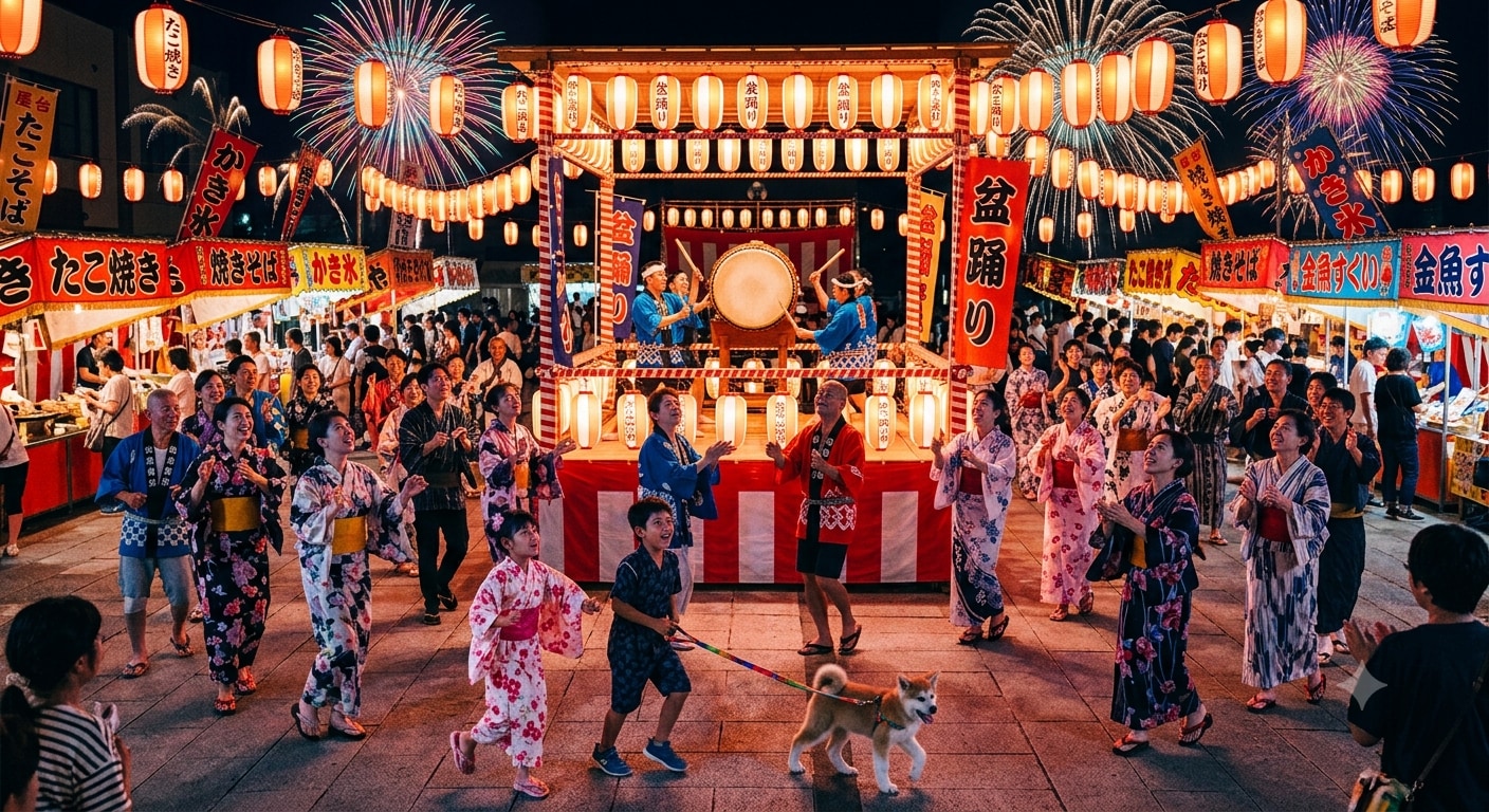 懐かしや夏祭り