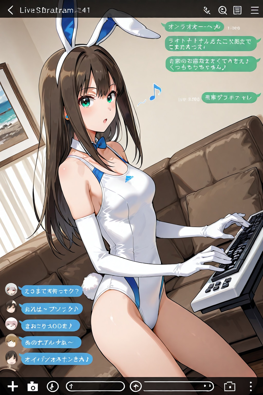 顔出し生ライブ