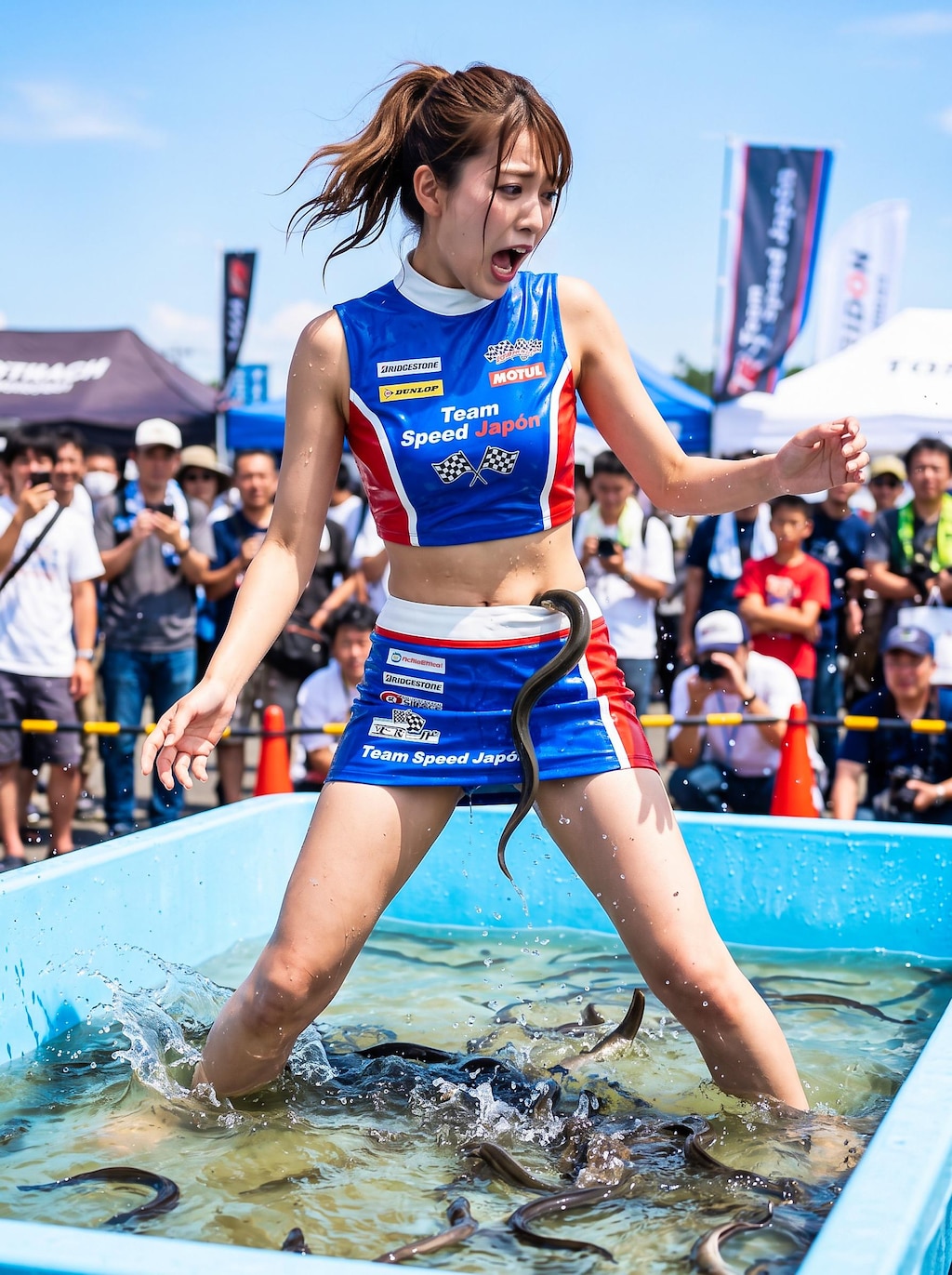 土用のレースクイーン