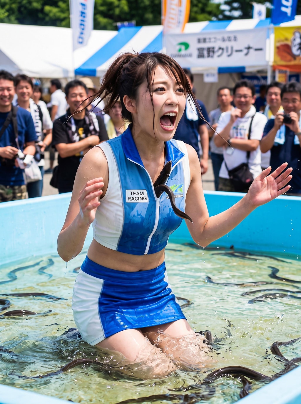 土用のレースクイーン