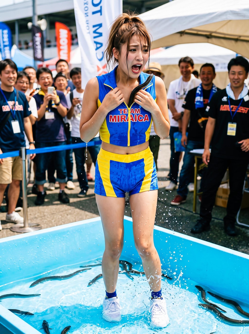 土用のレースクイーン