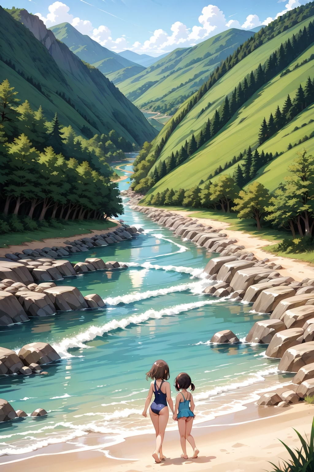 水遊び